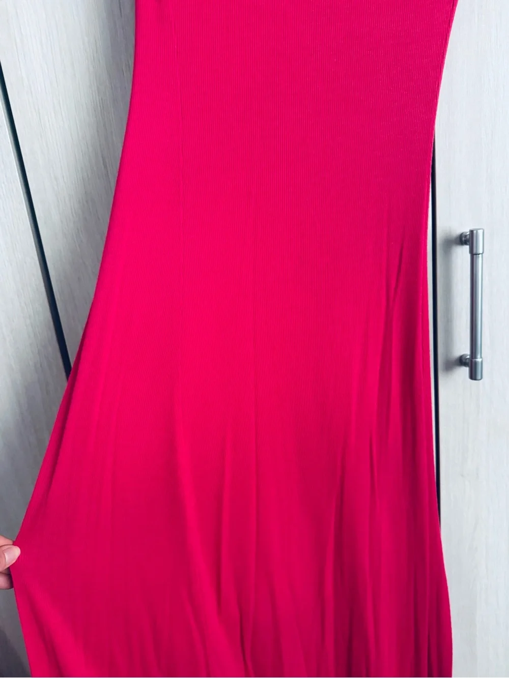 BCBGMaxAzria Raspberry High-Low Maxi Dress XS - Picture 6 of 6